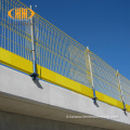 Protezione al bordo in acciaio ad alta sicurezza Sistema di barriera temporanea